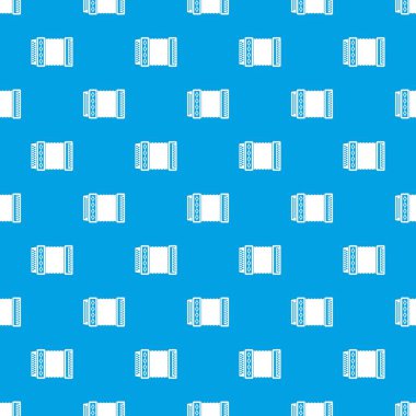 Akordeon desen kesintisiz mavi