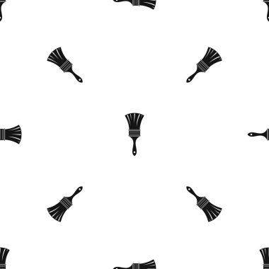 Fırça deseni sorunsuz siyah