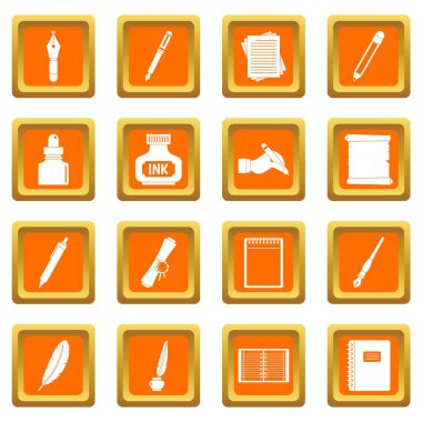 Simgeler yazma turuncu ayarlar