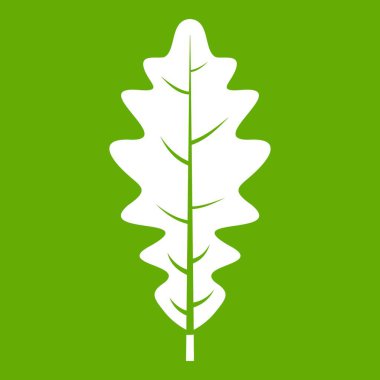 Meşe yaprağı simgesi yeşil