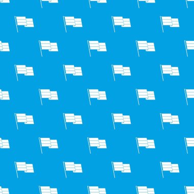 Kesintisiz mavi bayrak deseni