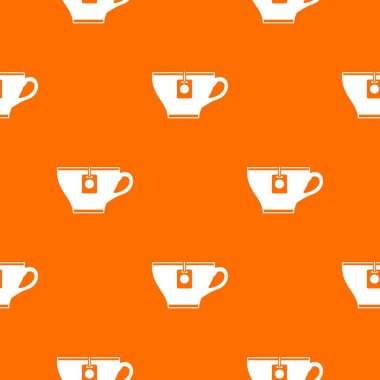 Fincan çay poşeti desenli sorunsuz