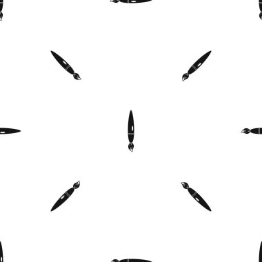 Çizim Fırçası desen sorunsuz siyah