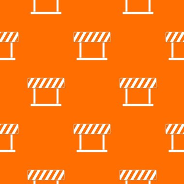 Trafik yasağı işareti Dikişsiz desen