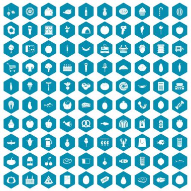 100 bakkal alışveriş simgeleri sapphirine menekşe