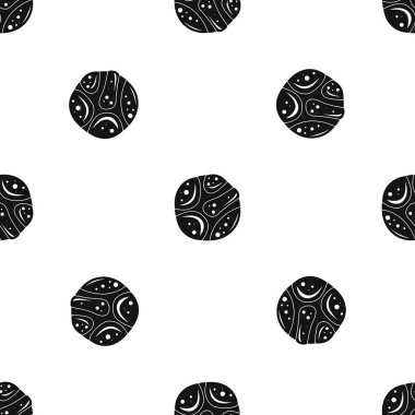 Issız gezegenin desen sorunsuz siyah