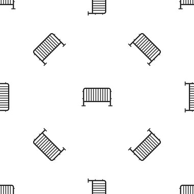 Çelik bariyer desen sorunsuz siyah