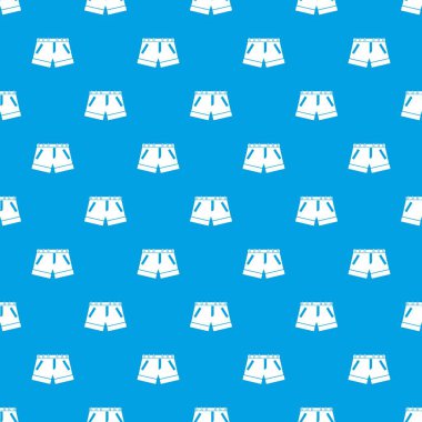 Kesintisiz mavi şort desen