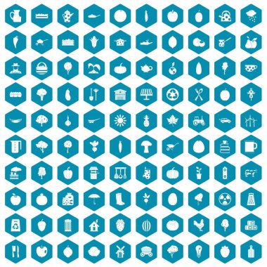 100 sağlık gıda simgeler sapphirine menekşe