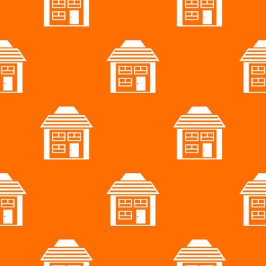 İki katlı evin sorunsuz Eğimli çatı desenli