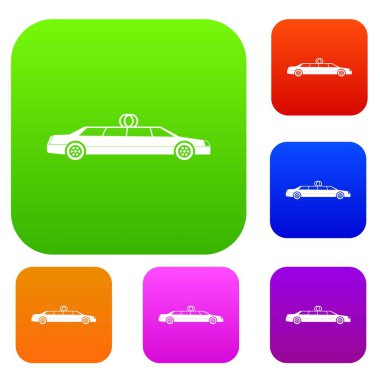 Araba dekorasyon düğün koleksiyonu ayarla