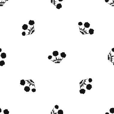 Patlama desen sorunsuz siyah