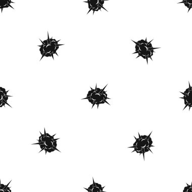 Güç patlama desen sorunsuz siyah