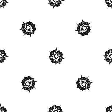 Yangın patlama desen sorunsuz siyah