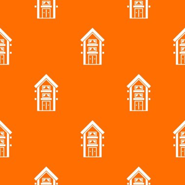 İki katlı evin balkon desenli sorunsuz