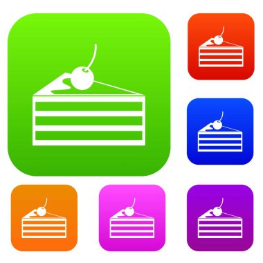 Kek kiraz set koleksiyonu ile