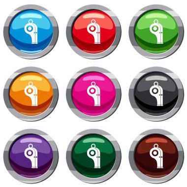 Spor düdük 9 koleksiyonu ayarla