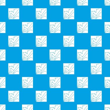 Mali istatistikleri desen kesintisiz mavi