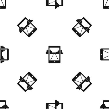 Mobil oyun desen sorunsuz siyah