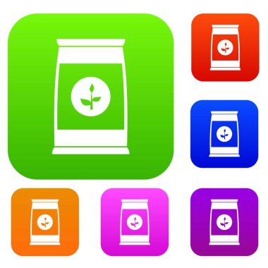 Çiçek tohumları pakette koleksiyon küme