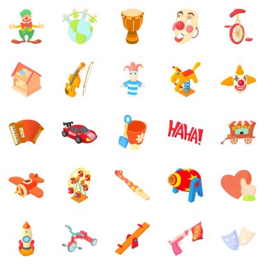 Palyaço simgeleri, çizgi film tarzı