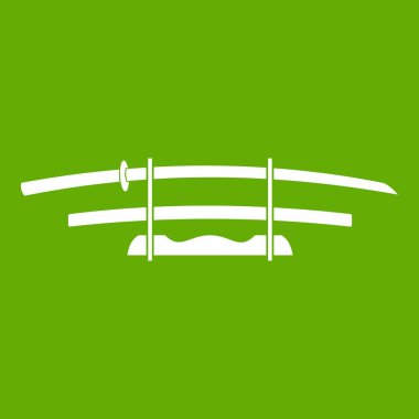 Katana, Japon kılıç simgesi yeşil