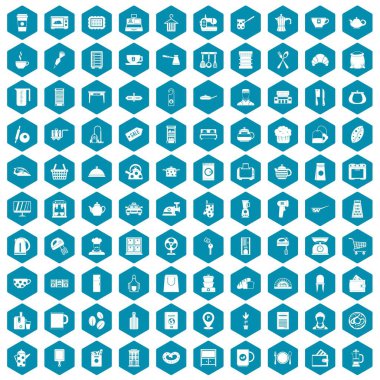 100 mutfak mutfak eşyaları simgeler sapphirine menekşe