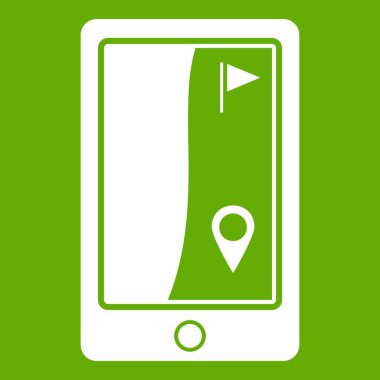 Golf Sahası navigator simgesi yeşil