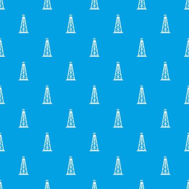 Petrol sondaj platformu desen kesintisiz mavi