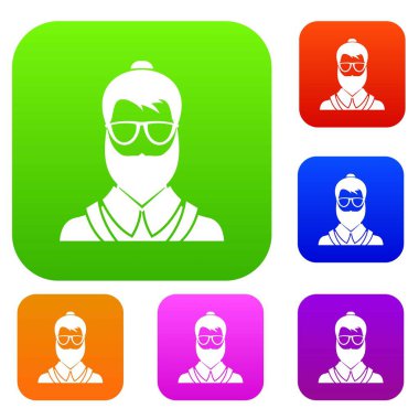 Hipsster adam koleksiyonu ayarla