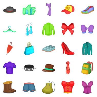 Stil simgeler kümesi, karikatür tarzı