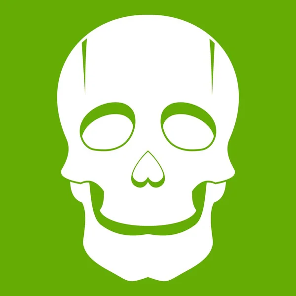 Sänger Maske Symbol grün — Stockvektor