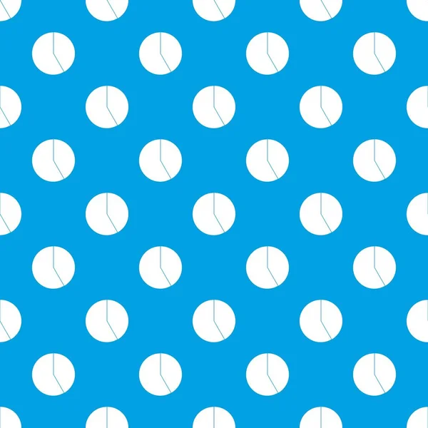 Abstrakta cirkeldiagram för business mönster sömlös blå — Stock vektor