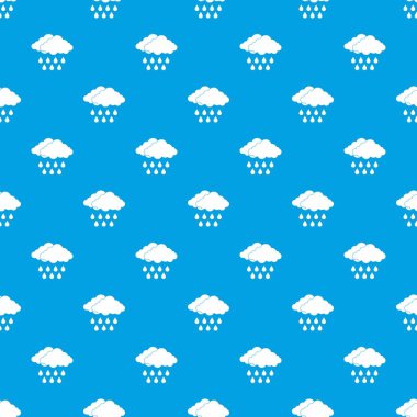  Bulut deseni kesintisiz mavi