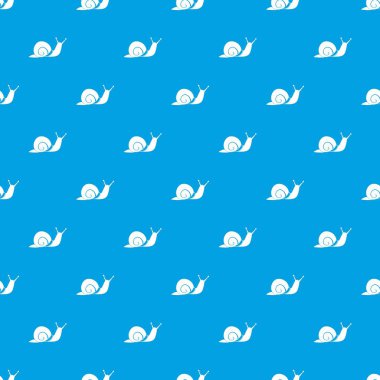 Salyangoz desen kesintisiz mavi