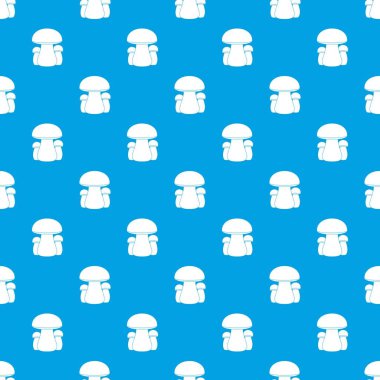 Mantar deseni kesintisiz mavi