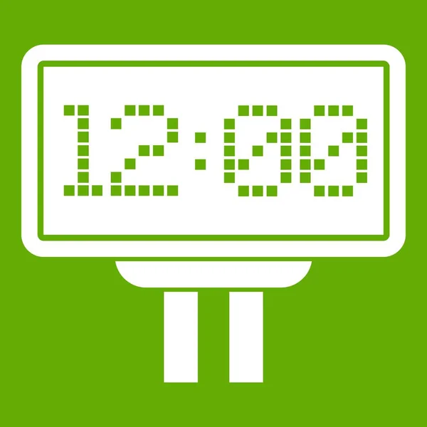Scoreboard icon green — Stock Vector