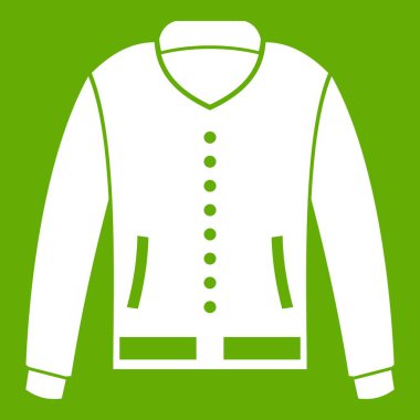 Ceket simgesi yeşil