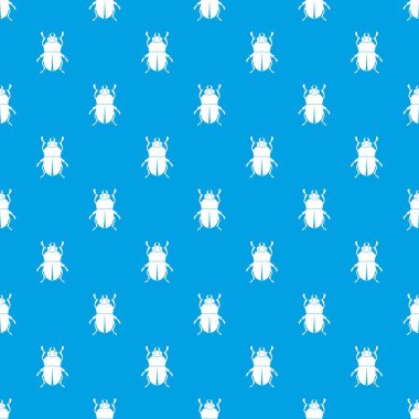 Böcek desen kesintisiz mavi