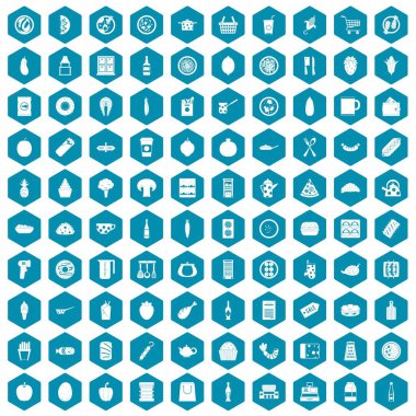 100 öğle yemeği simgeler sapphirine menekşe