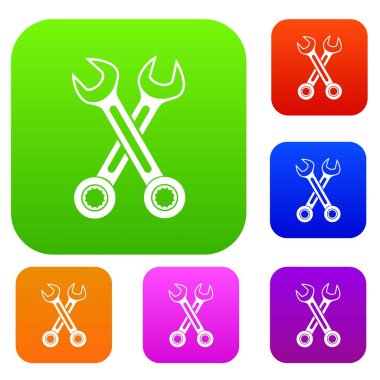 Somun anahtarları ayarlamak koleksiyonu geçti