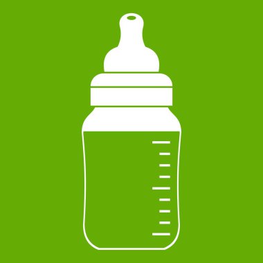 Bebek süt şişesi simgesi yeşil