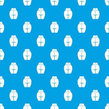 Kalça kız desen kesintisiz mavi