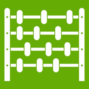 Çocuk abaküs simgesi yeşil