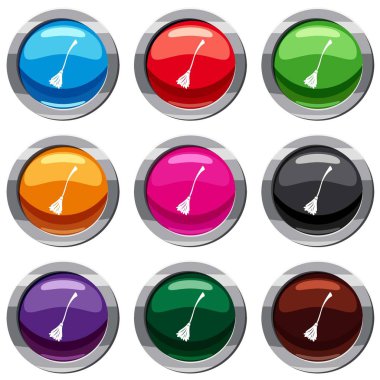 Cadılar süpürge 9 koleksiyonu ayarla