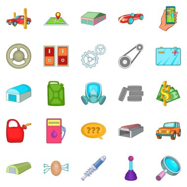 Ambry Icons set, karikatür tarzı