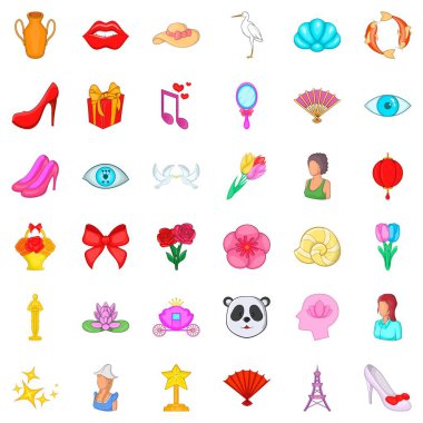 Simgeler kümesi, karikatür tarzı