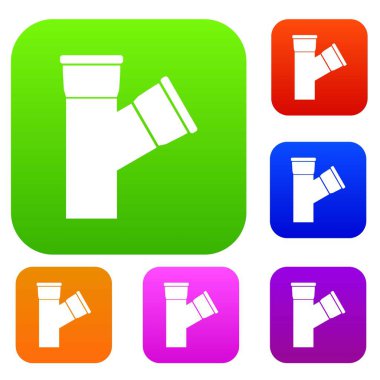 Plastik boru bağlantı koleksiyonu ayarla