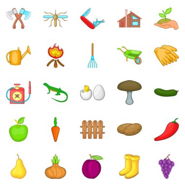 Verim Icons set, karikatür tarzı