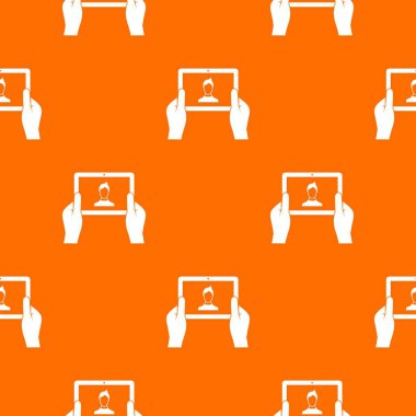 Tablet desen sorunsuz holding eller